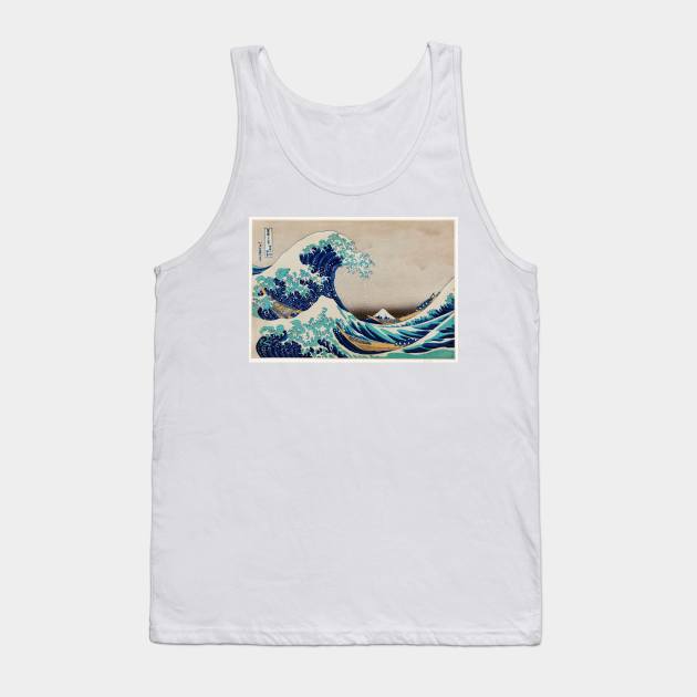 The Great Wave off Kanagawa Tank Top by Melty Shirts